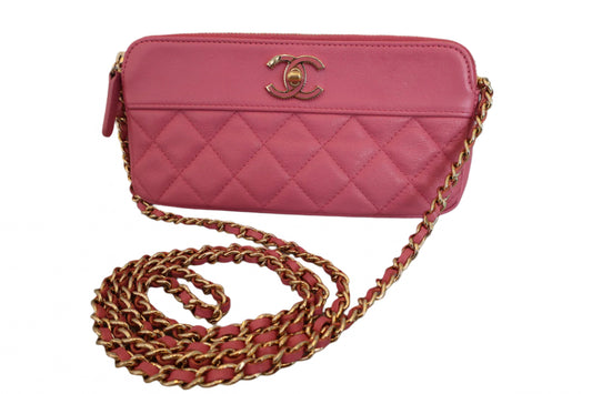 CHANEL CC mark chain wallet (202501023)