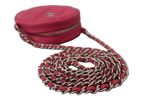 CHANEL Matelasse round chain shoulder bag (202501024)